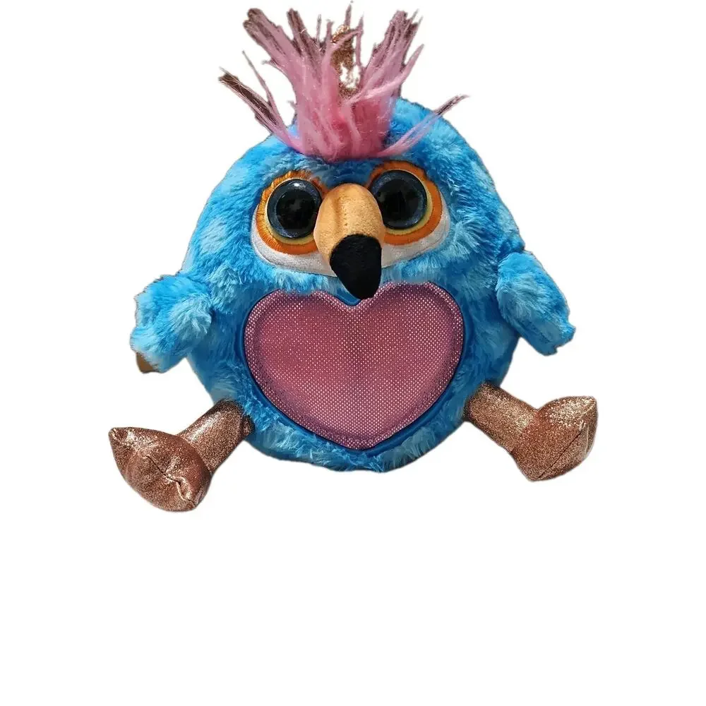 Zuru Rainbocorns Wild Heart Toucan‎ Stuffed Animal Plush, gold wings & legs